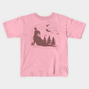 Moon Goddess Wanderer Kids T-Shirt